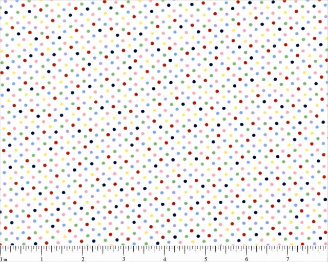 Treasures in the Attic Fat Quarter - White Tiny Dot - Beachside Knits N Quilts
