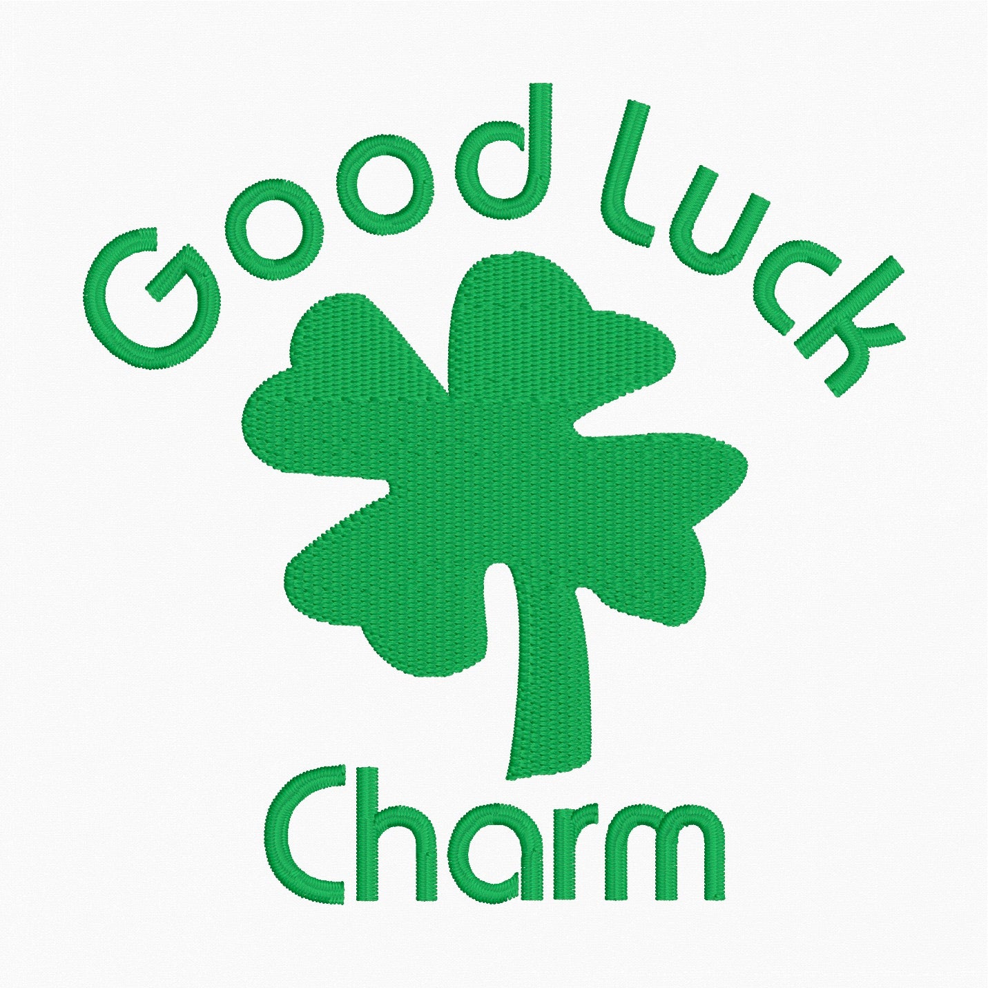 Good Luck Charm - Machine Embroidery Design - 4x4 Hoop - Beachside Knits N Quilts