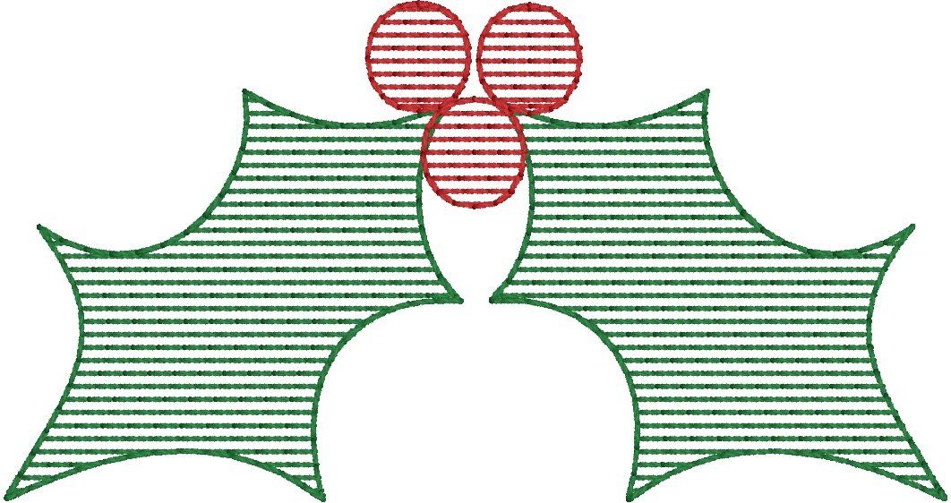 Christmas Stripes Set of 3 - Machine Embroidery Quilting Design - 4x4 Hoop - Beachside Knits N Quilts