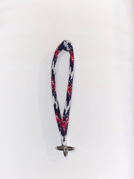 Braided Key Fob - Key Chain - Red – Beachside Quilt Shop