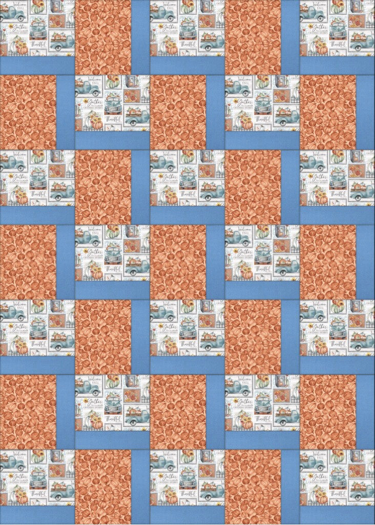 3 Yard Quilt Kit Bundle - Happy Harvest - 3 Wishes Fabrics