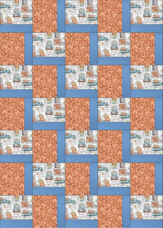 3 Yard Quilt Kit Bundle - Happy Harvest - 3 Wishes Fabrics