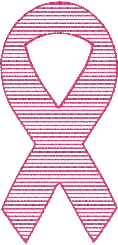 Awareness Ribbon - Machine Embroidery Design - 4x4 Hoop - FREE DOWNLOAD - Beachside Knits N Quilts