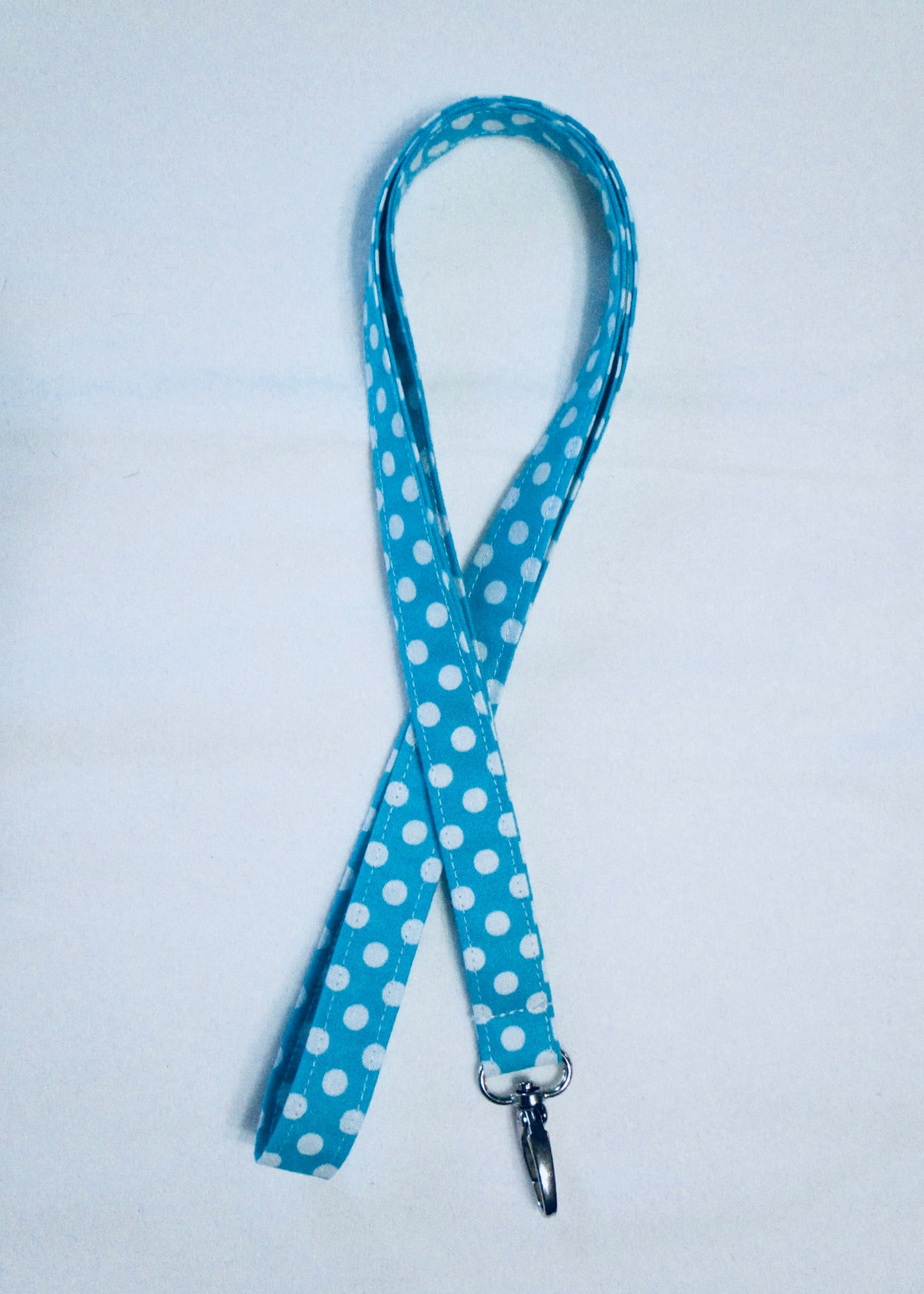 Polka Dot Seamless Cotton Lanyard - Choose from 4 Bright Color Options - Beachside Knits N Quilts