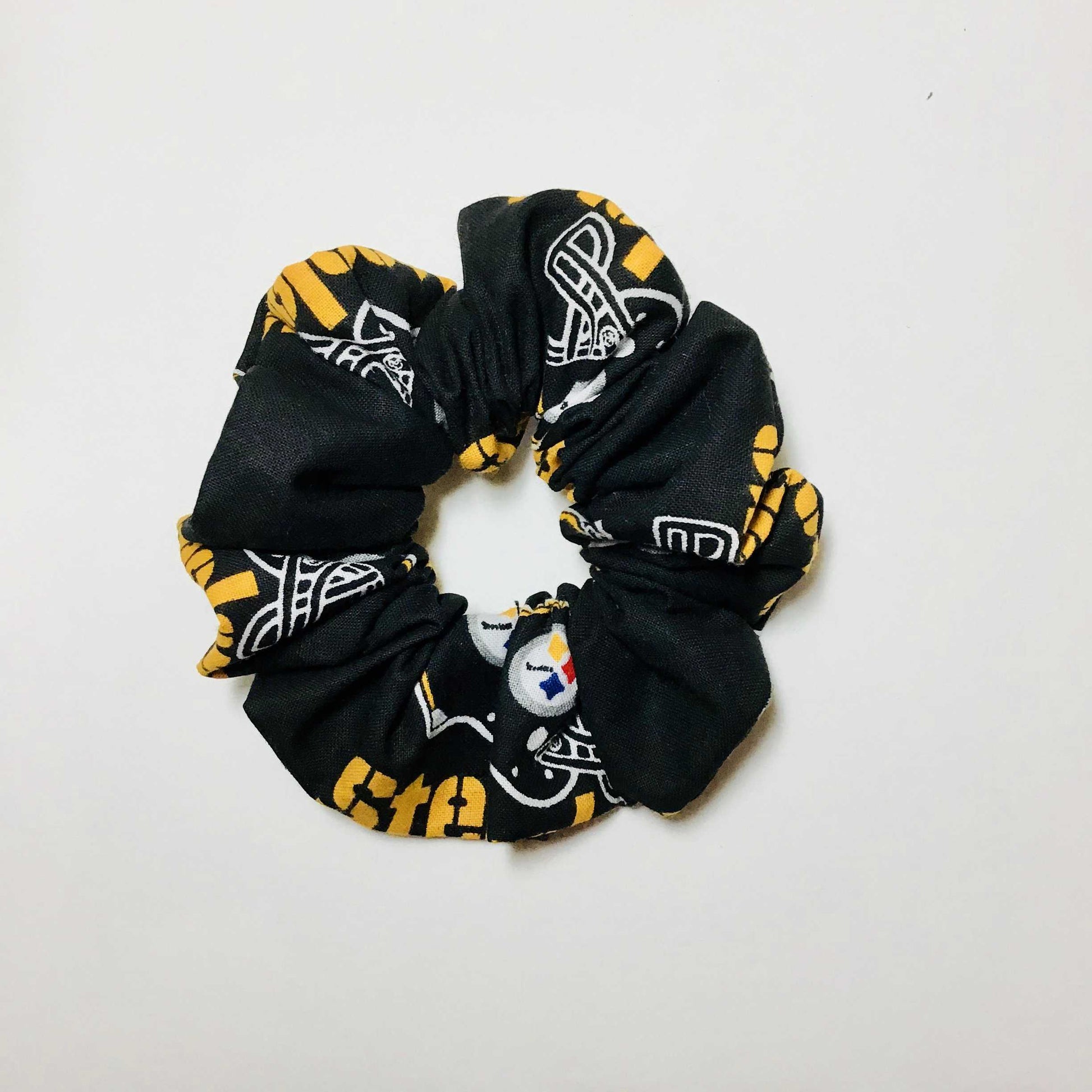 Jumbo Hair Scrunchies - Pittsburgh Steelers - Beachside Knits N Quilts