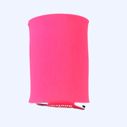 Let's Sip Back & Relax - Neoprene Can Koozie - Hot Pink