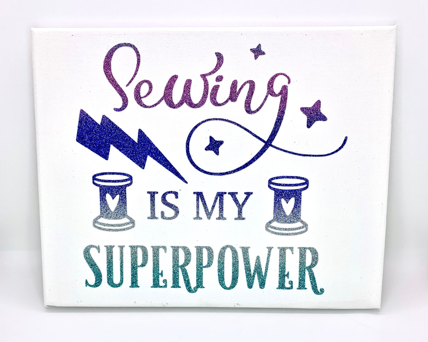 Wall Art - Sewing is My Superpower - 8x10 Canvas