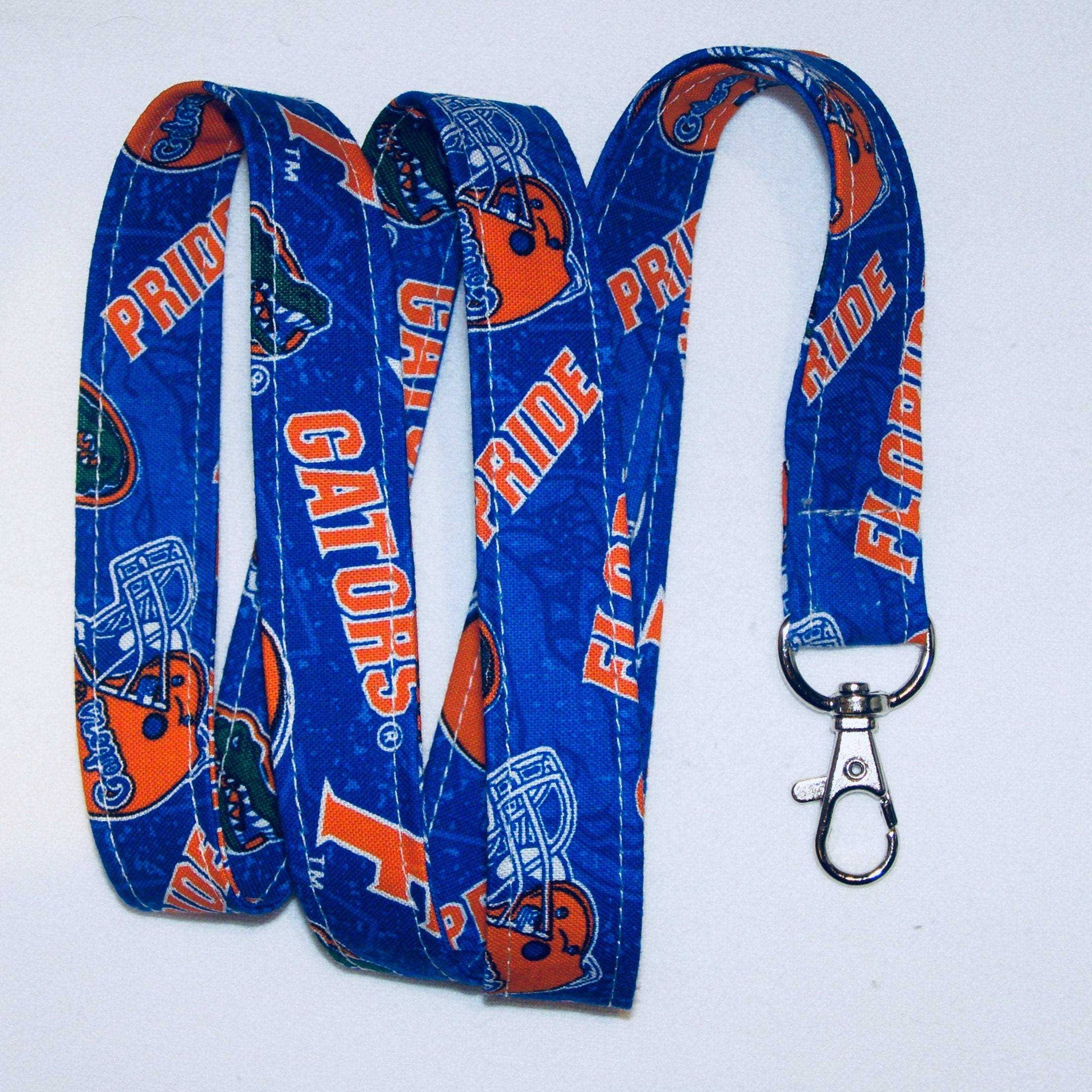 University of Florida Gators Lanyard Keychain Swivel Clasp Free Gift Box Included - Beachside Knits N Quilts